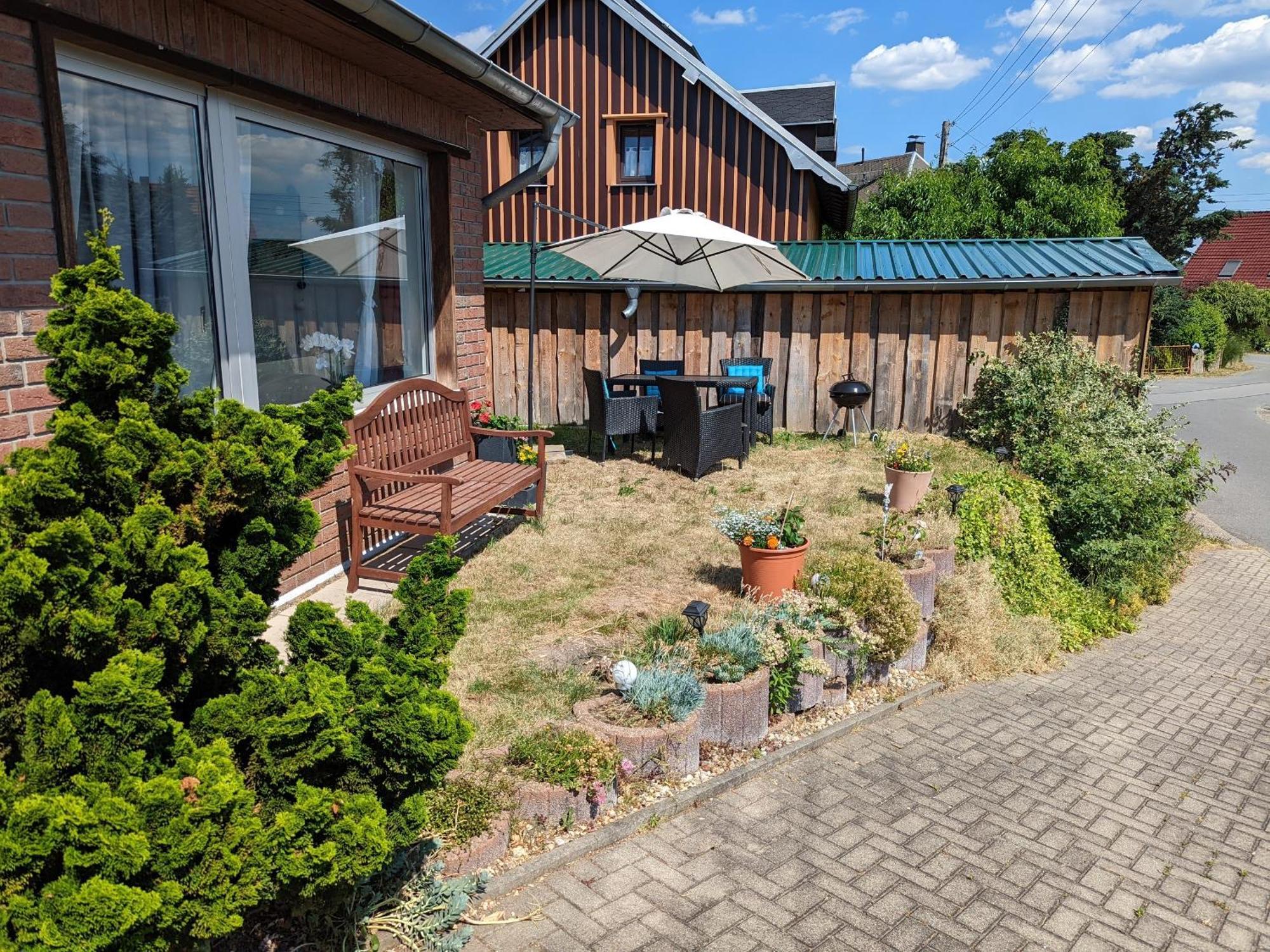 W4 - Urlaubsmagie- Pool, Terrasse, Barbecue Apartamento Lichtenhain  Exterior foto