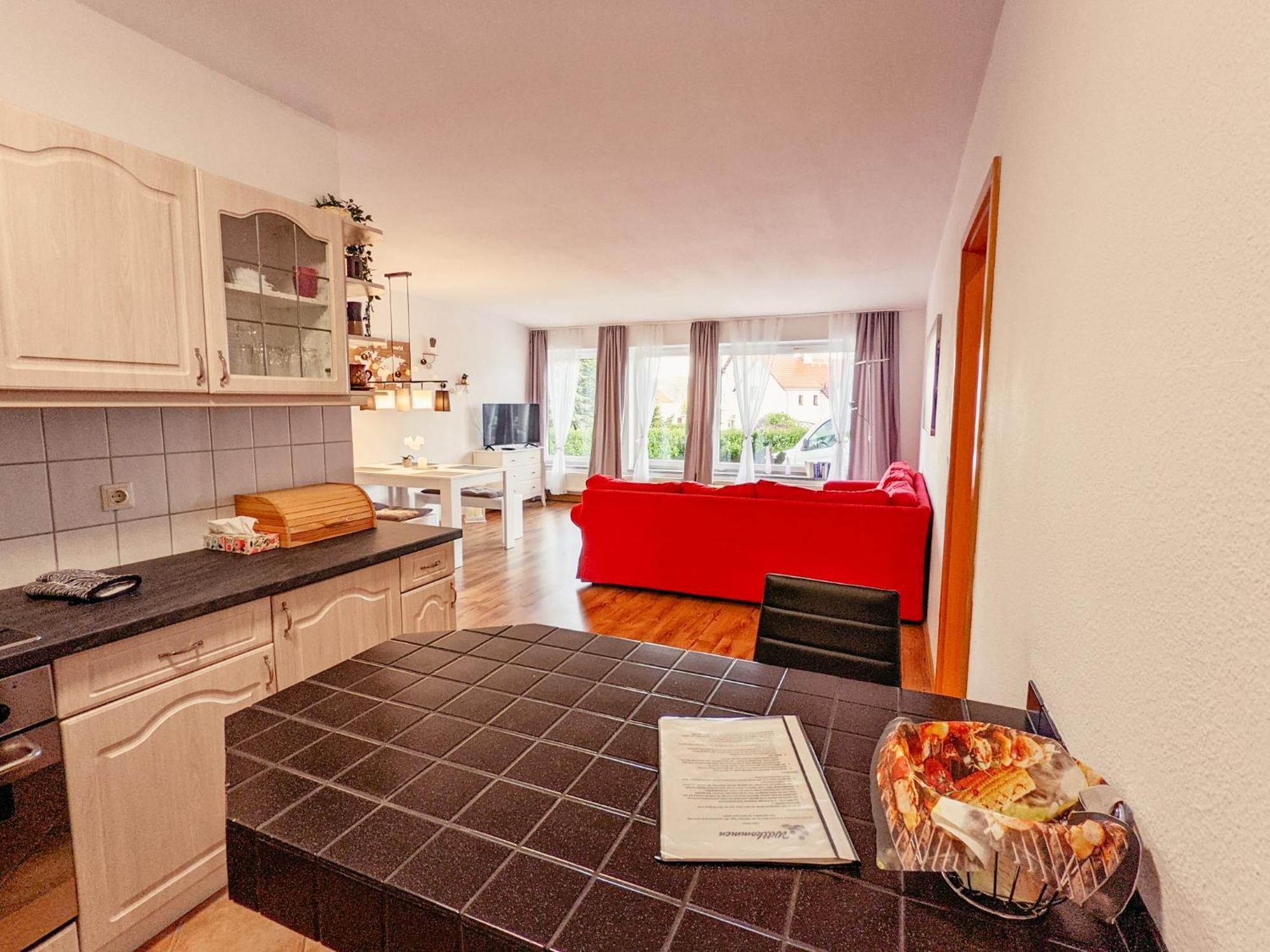 W4 - Urlaubsmagie- Pool, Terrasse, Barbecue Apartamento Lichtenhain  Exterior foto