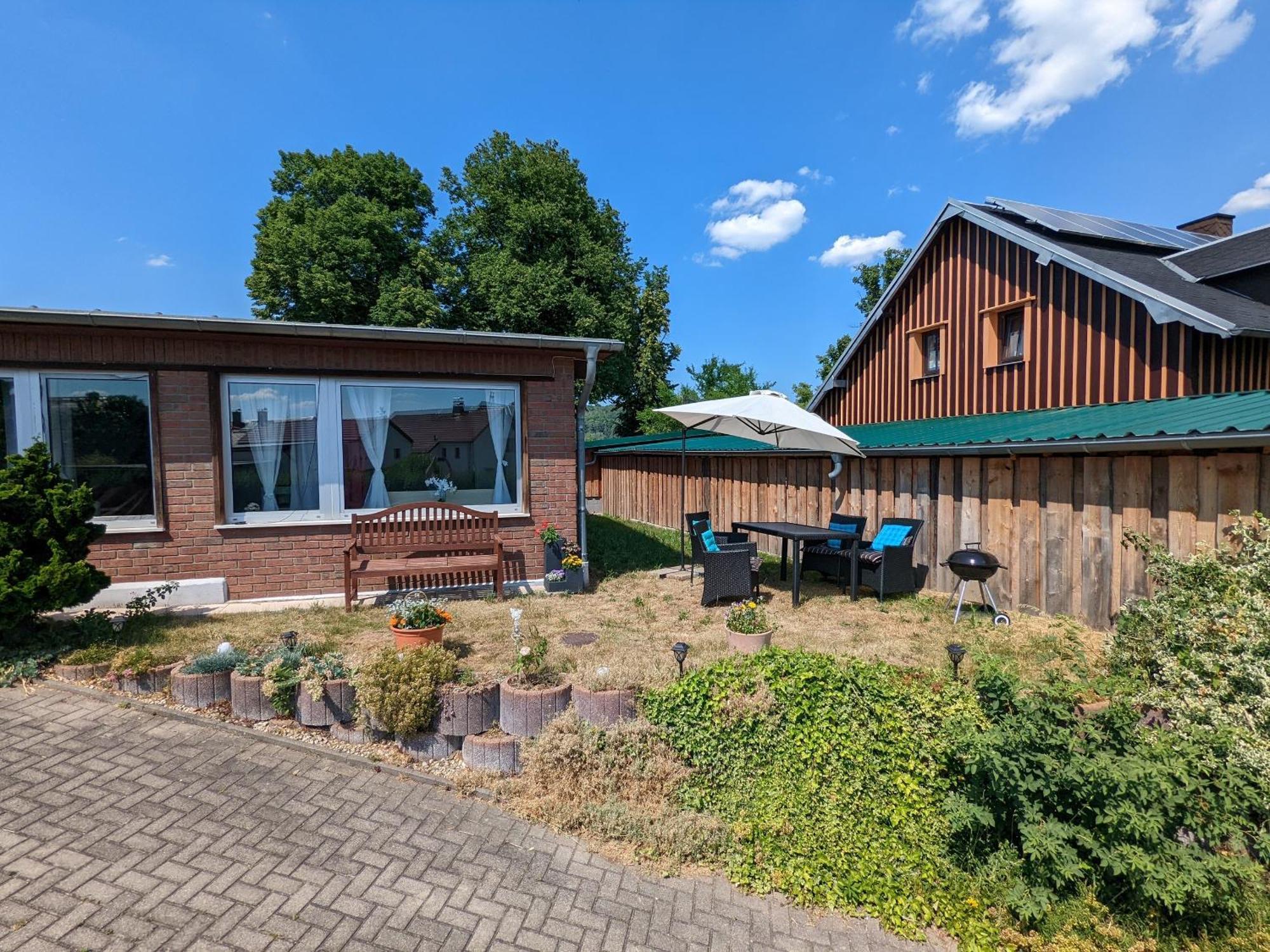 W4 - Urlaubsmagie- Pool, Terrasse, Barbecue Apartamento Lichtenhain  Exterior foto